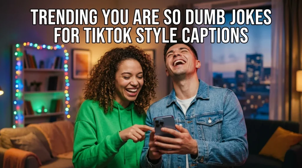 Trending You Are So Dumb Jokes for TikTok Style Captions