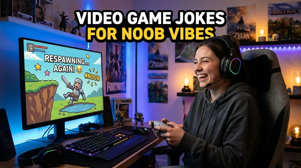 Video Game Jokes For Noob Vibes