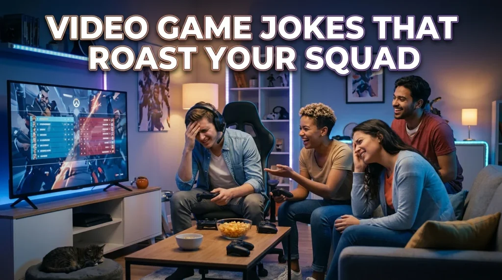 Video Game Jokes That Roast Your Squad