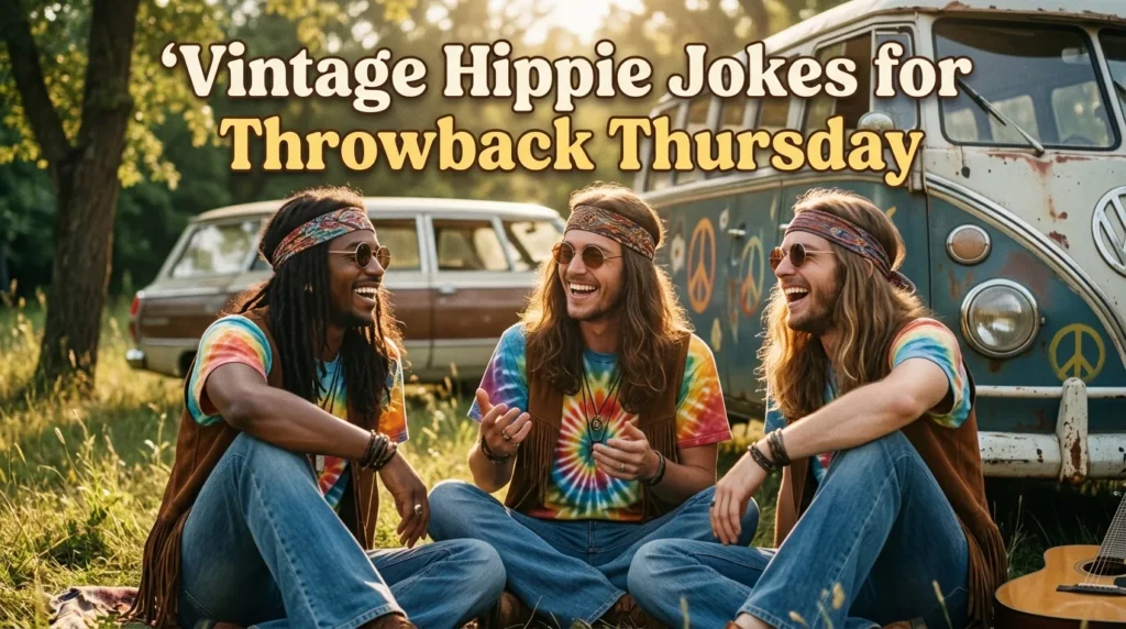 Vintage Hippie Jokes for Throwback Thursday
