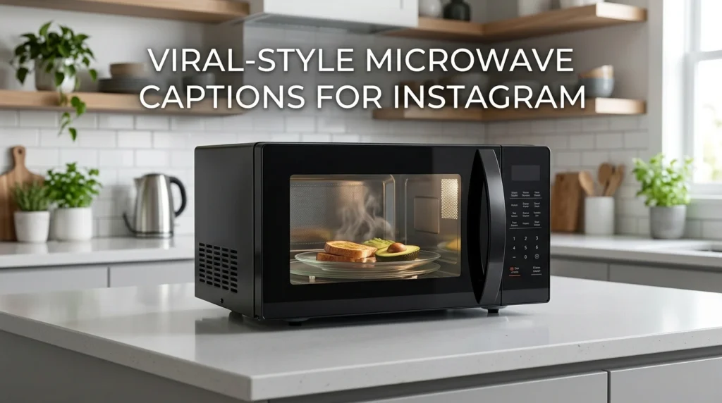 Viral-Style Microwave Captions for Instagram