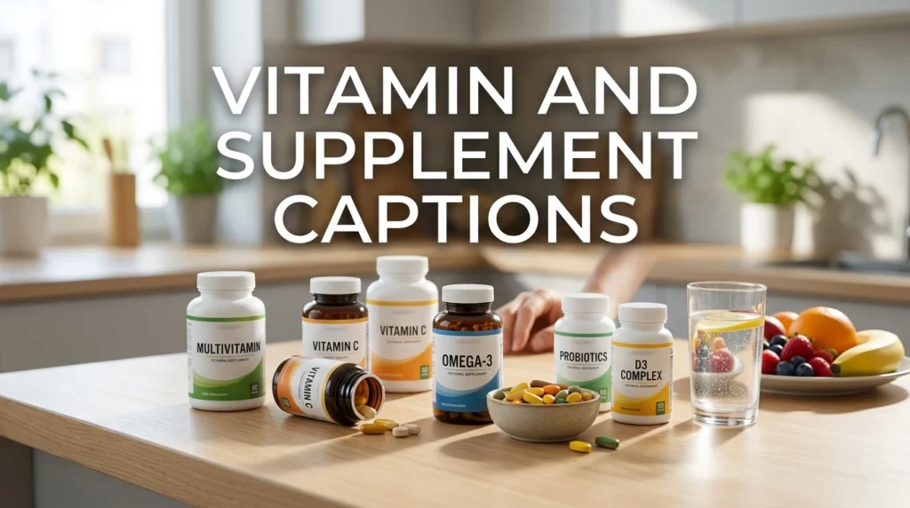 Vitamin And Supplement Captions