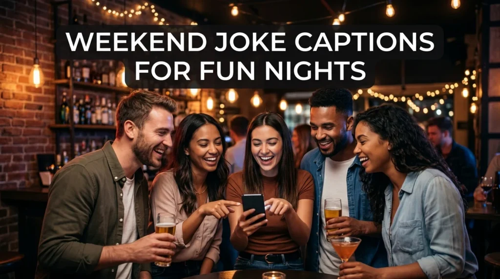Weekend Joke Captions For Fun Nights