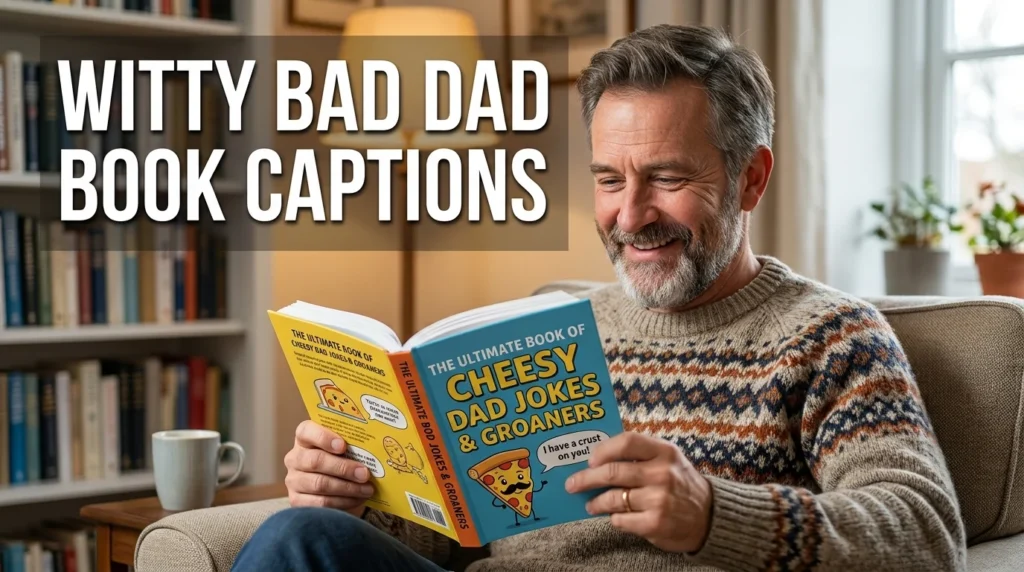 Witty Bad Dad Jokes Book Captions