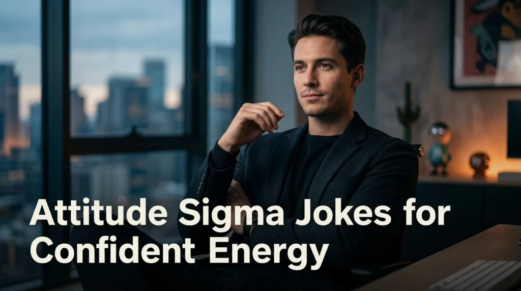 Attitude Sigma Jokes for Confident Energy