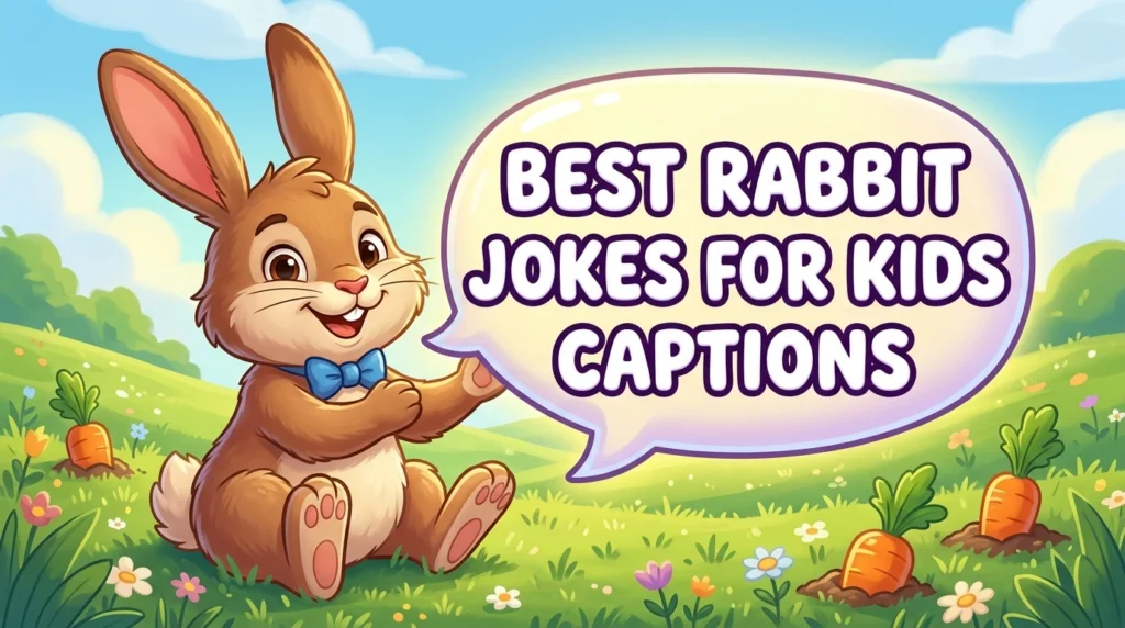 Best Rabbit Jokes for Kids Captions