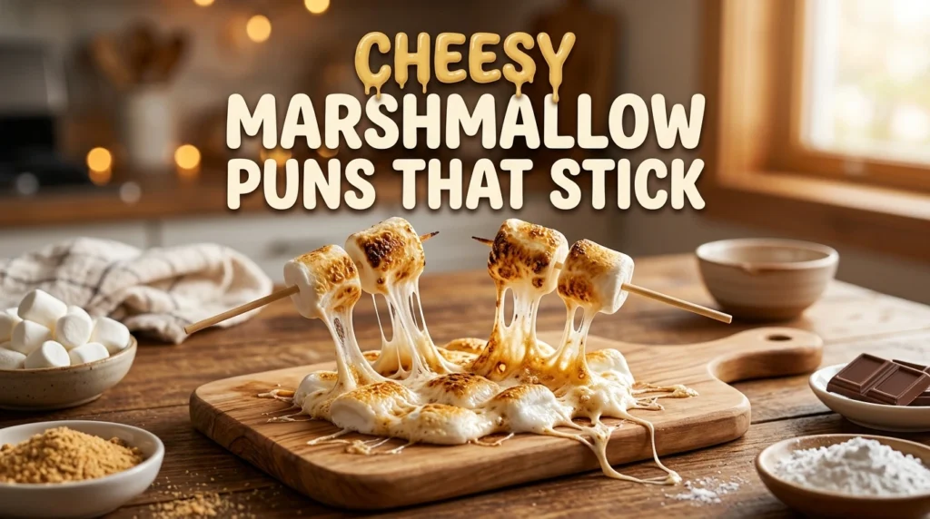 Cheesy Marshmallow Puns That Stick