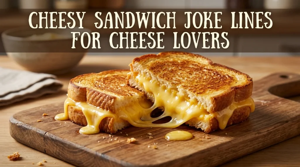 Cheesy Sandwich Joke Lines for Cheese Lovers