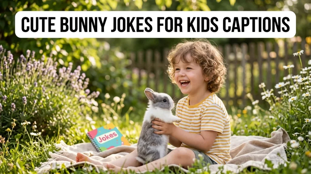 Cute Bunny Jokes for Kids Captions