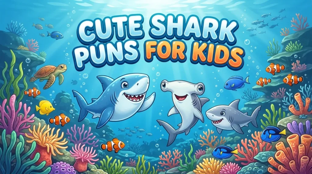 Cute Shark Puns for Kids