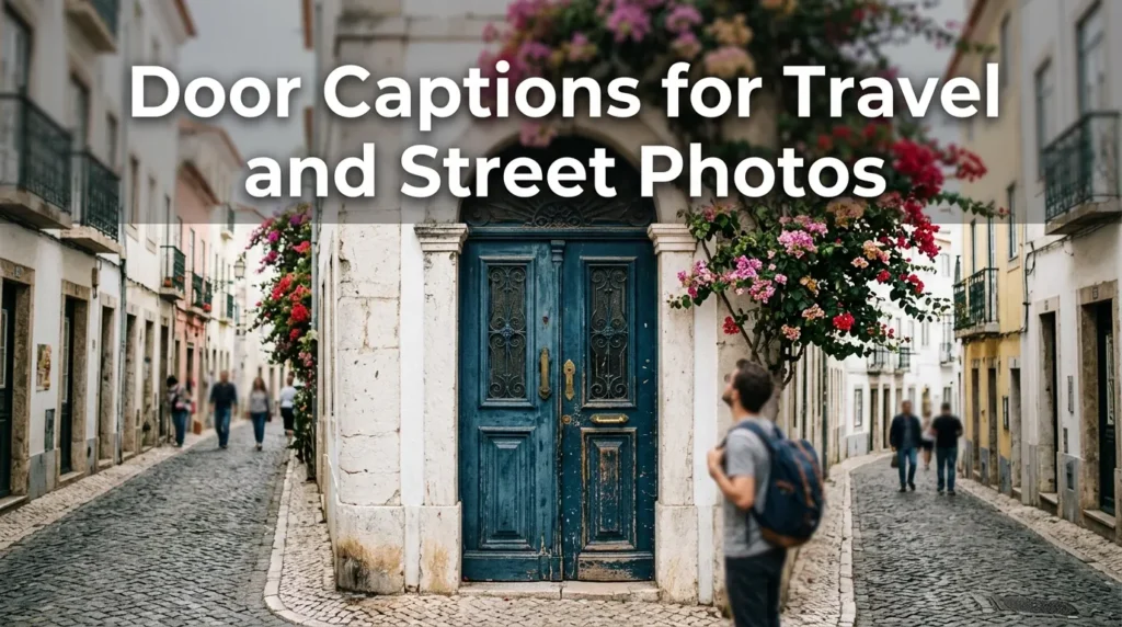 Door Captions for Travel and Street Photos