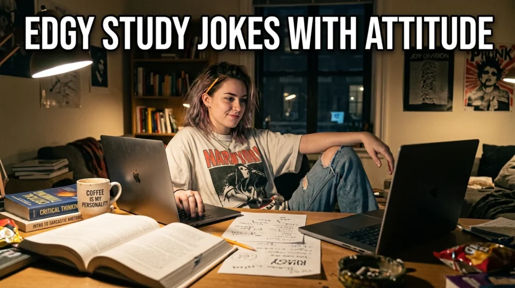 Edgy Study Jokes With Attitude