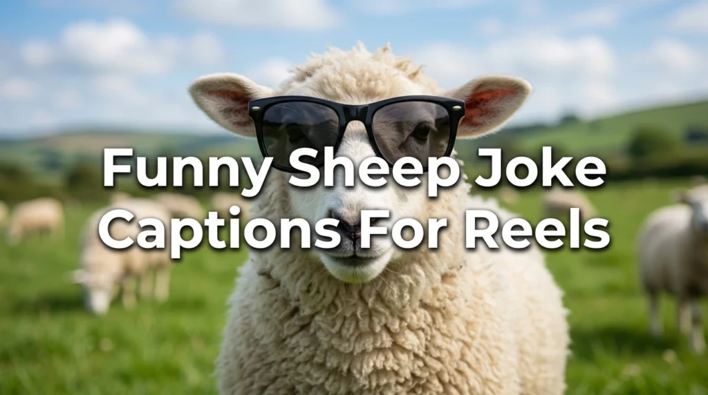 Funny Sheep Joke Captions For Reels