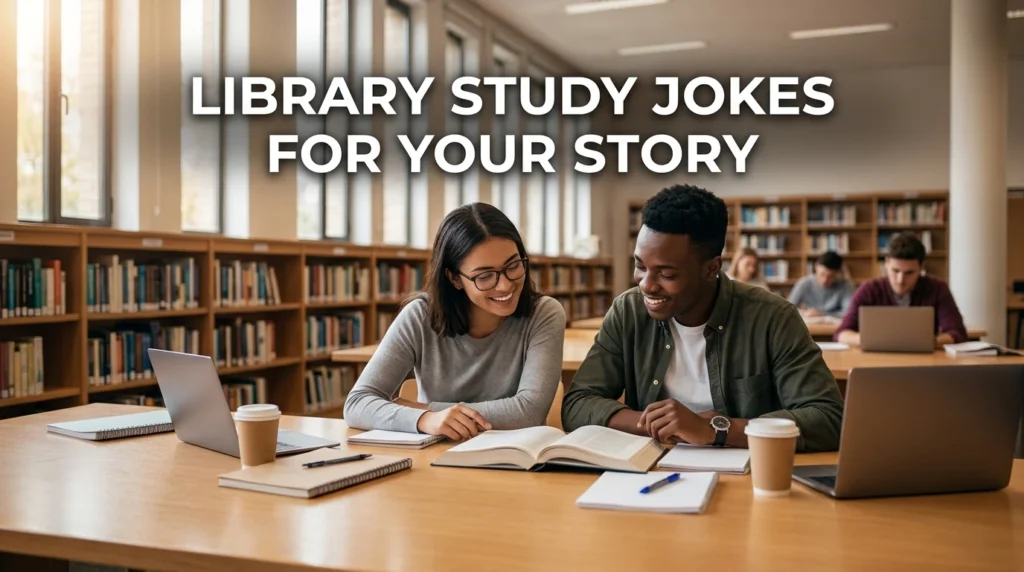Library Study Jokes for Your Story