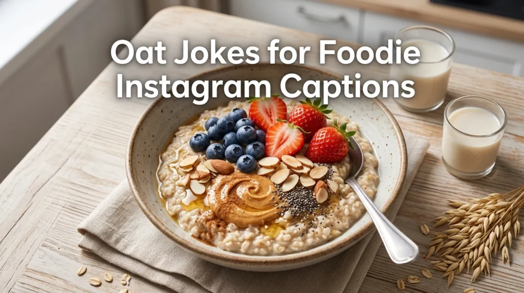 Oat Jokes for Foodie Instagram Captions