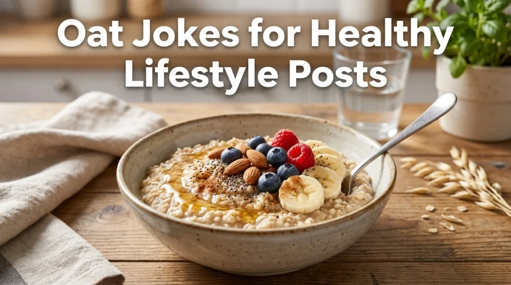 Oat Jokes for Healthy Lifestyle Posts