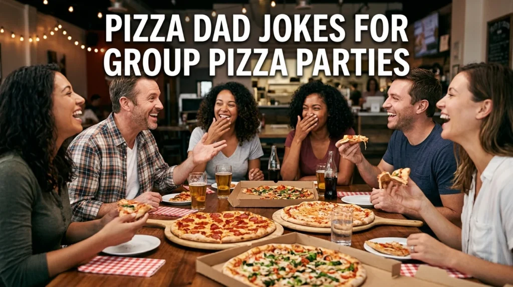 Pizza Dad Jokes for Group Pizza Parties
