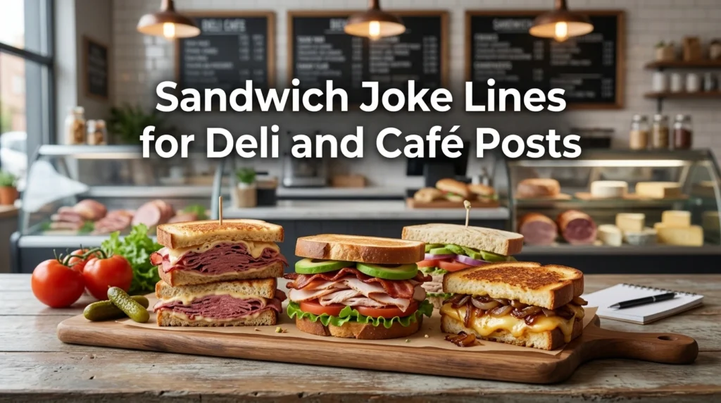 Sandwich Joke Lines for Deli and Café Posts