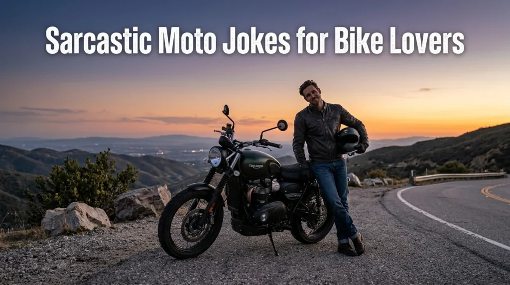 Sarcastic Moto Jokes for Bike Lovers