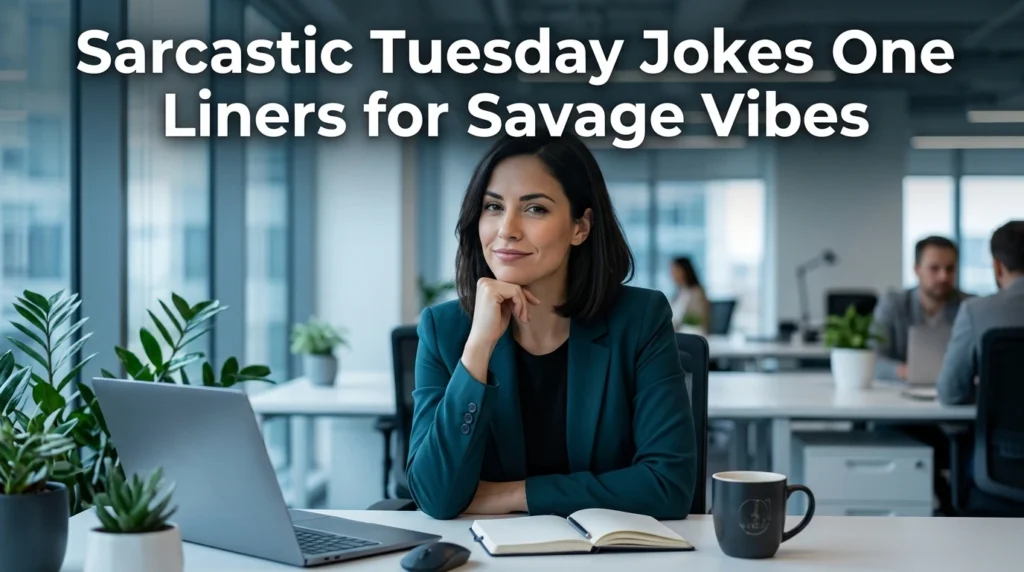 Sarcastic Tuesday Jokes One Liners for Savage Vibes