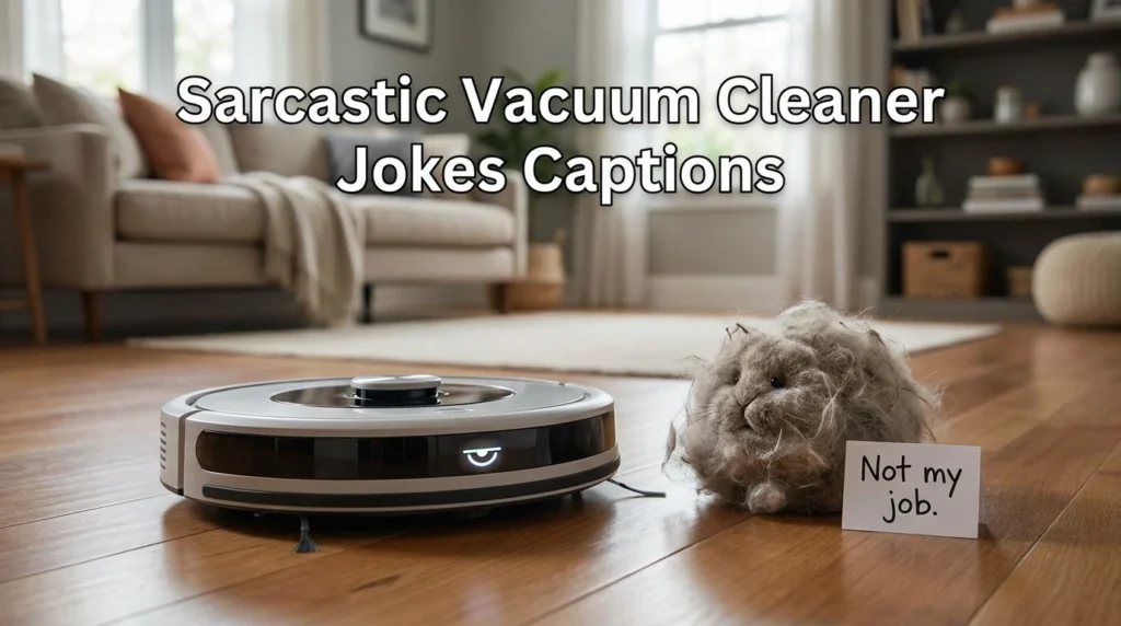 Sarcastic Vacuum Cleaner Jokes Captions