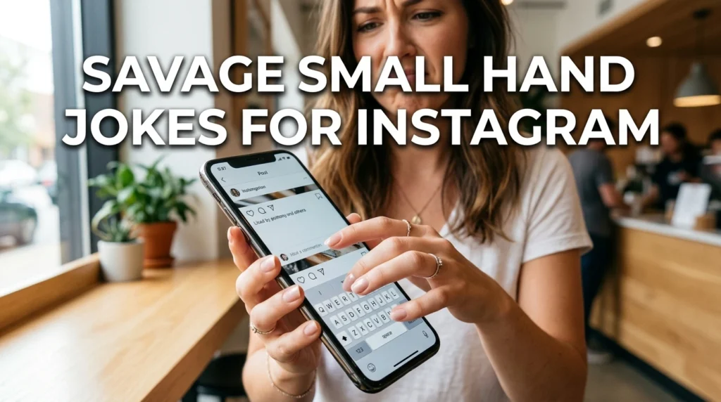 Savage Small Hand Jokes for Instagram