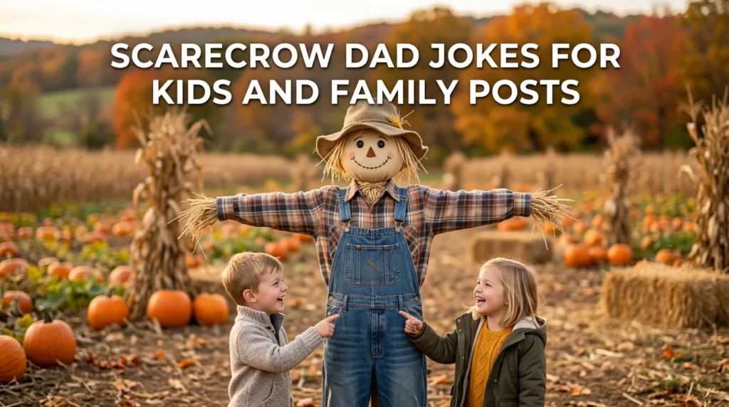 Scarecrow Dad Jokes for Kids and Family Posts