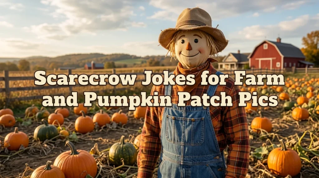 Scarecrow Jokes for Farm and Pumpkin Patch Pics