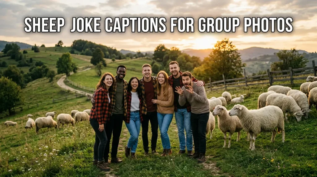 Sheep Joke Captions For Group Photos