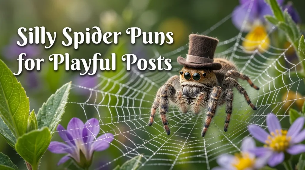 Silly Spider Puns for Playful Posts