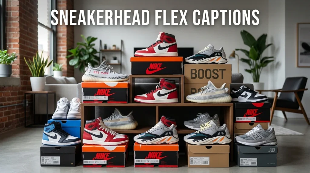 Sneakerhead Flex Captions