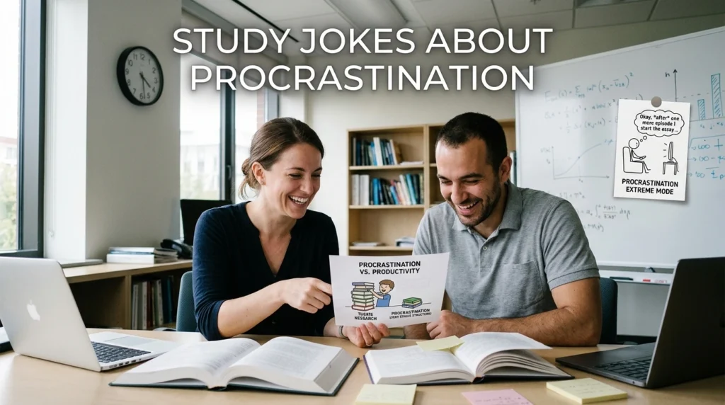 Study Jokes About Procrastination