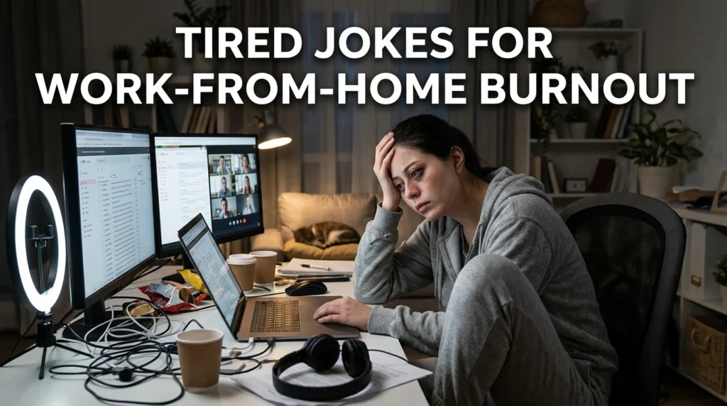 Tired Jokes for Work-From-Home Burnout