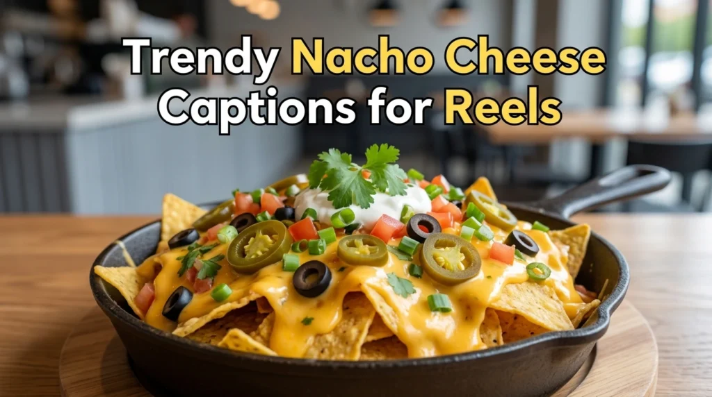Trendy Nacho Cheese Captions for Reels