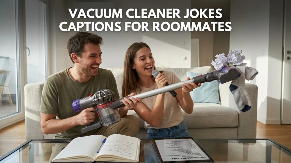 Vacuum Cleaner Jokes Captions for Roommates