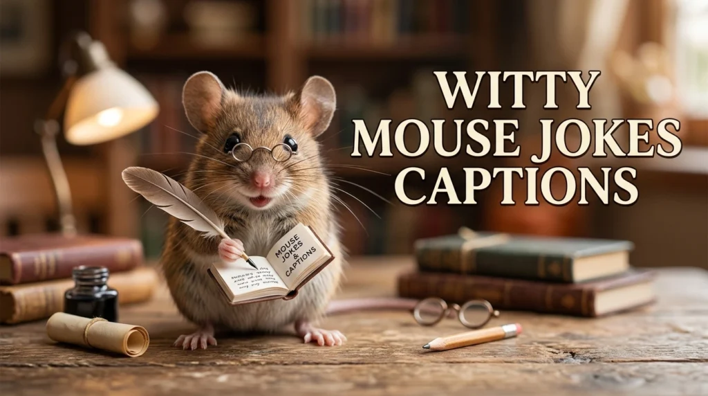 Witty Mouse Jokes Captions