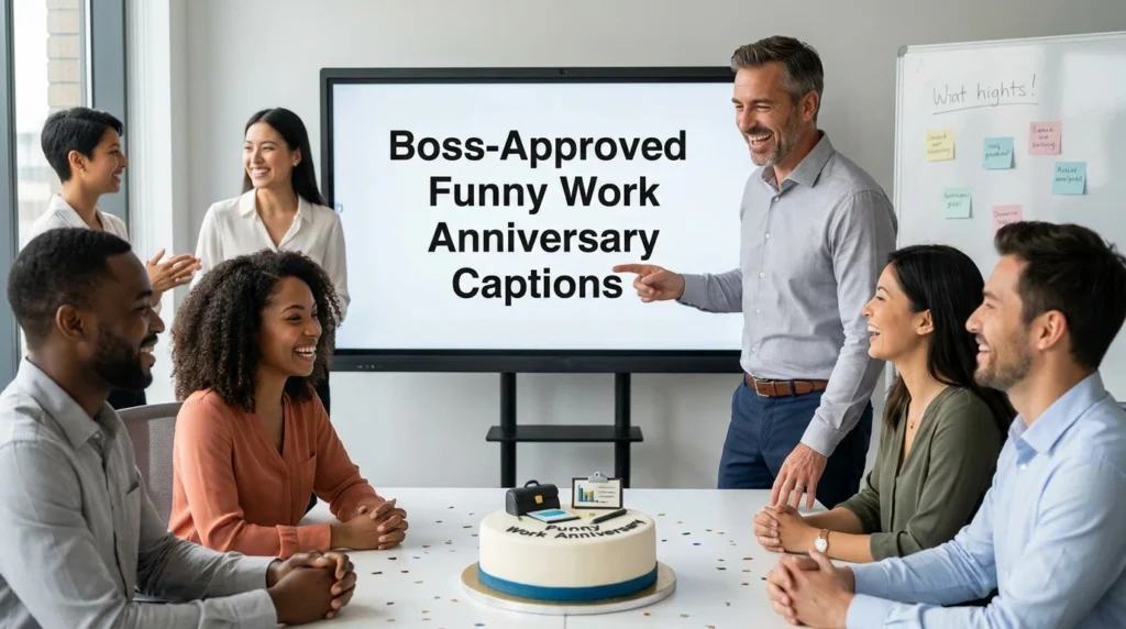 Boss-Approved Funny Work Anniversary Captions
