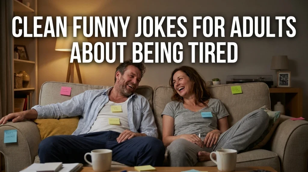 Clean Funny Jokes for Adults About Being Tired