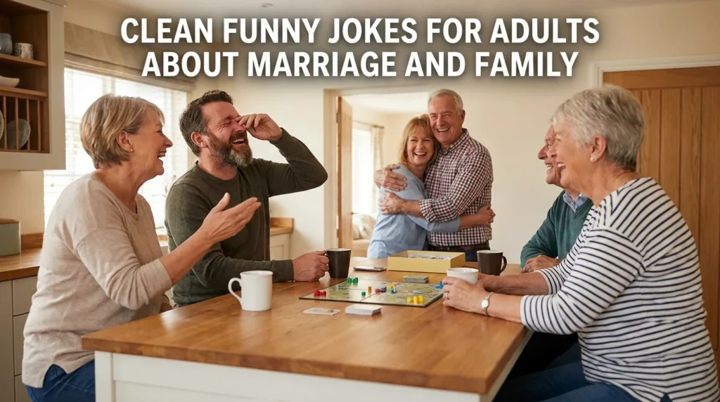 Clean Funny Jokes for Adults About Marriage and Family