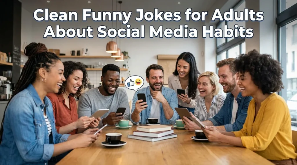 Clean Funny Jokes for Adults About Social Media Habits