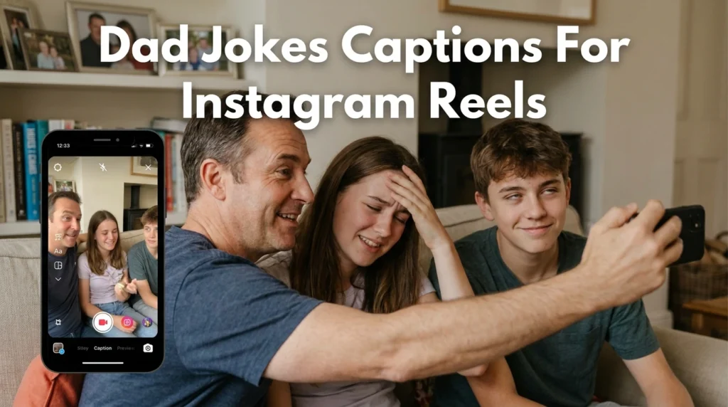 Dad Jokes Captions For Instagram Reels