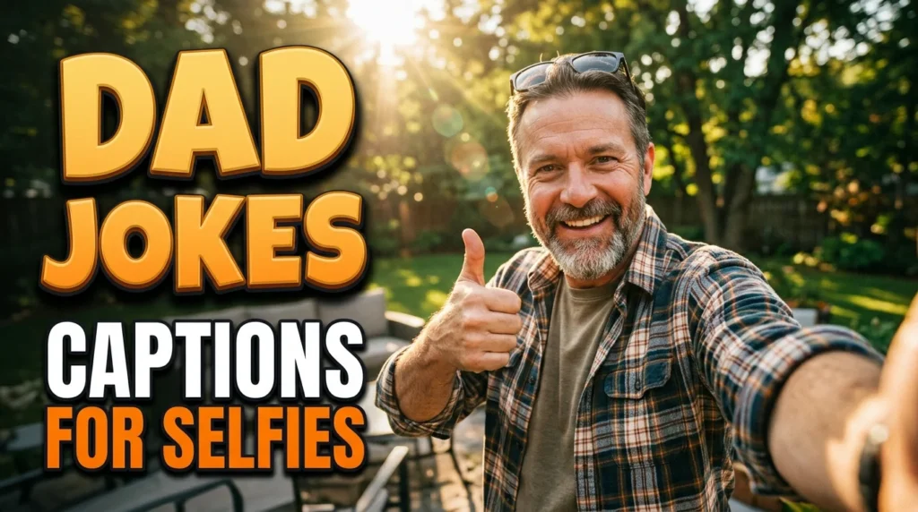 Dad Jokes Captions for Selfies