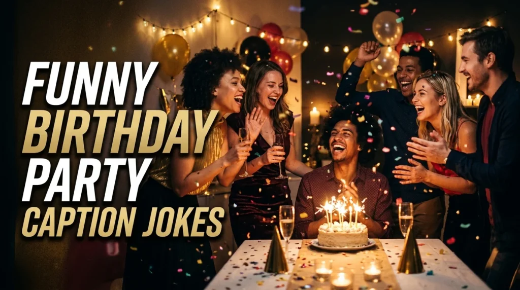 Funny Birthday Party Caption Jokes