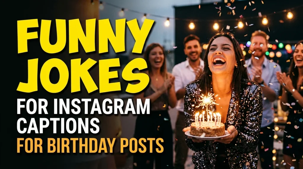 Funny Jokes for Instagram Captions for Birthday Posts