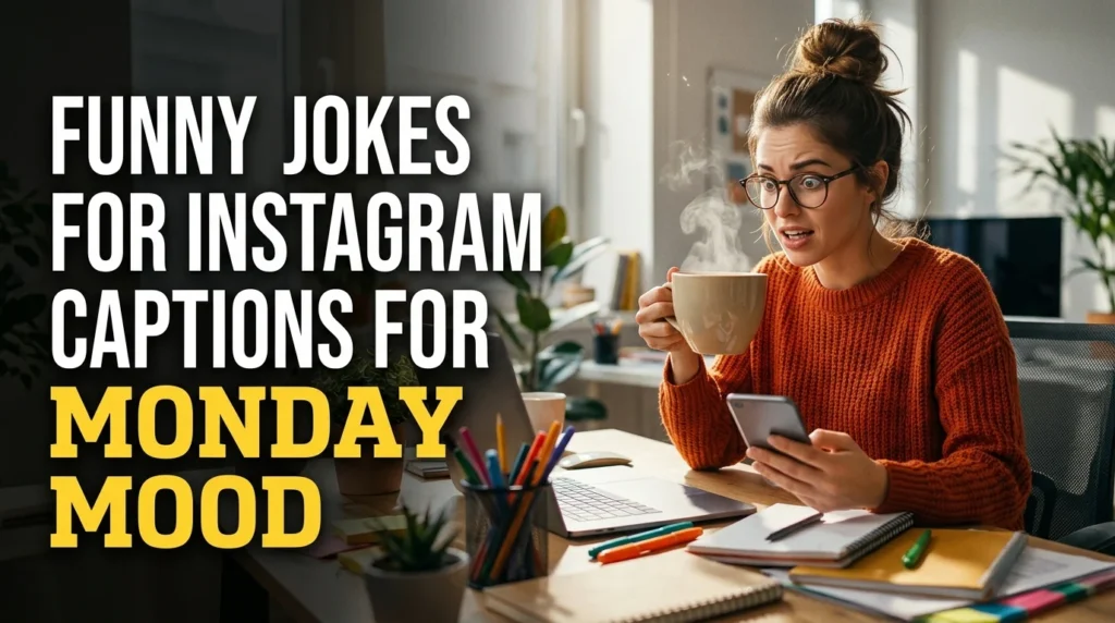 Funny Jokes for Instagram Captions for Monday Mood