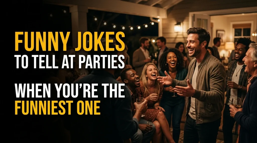 Funny Jokes To Tell At Parties When You're The Funniest One