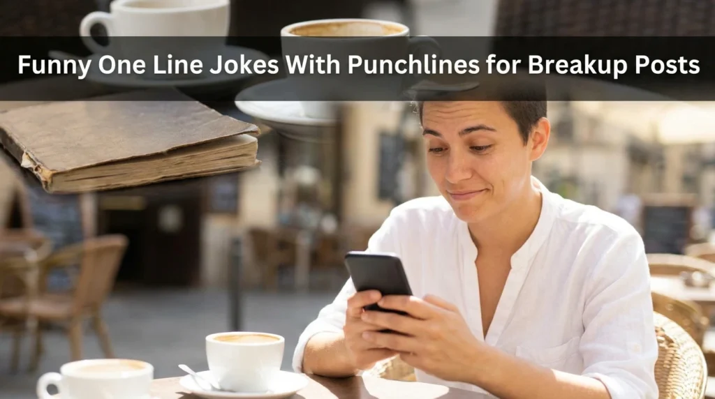 Funny One Line Jokes With Punchlines for Breakup Posts