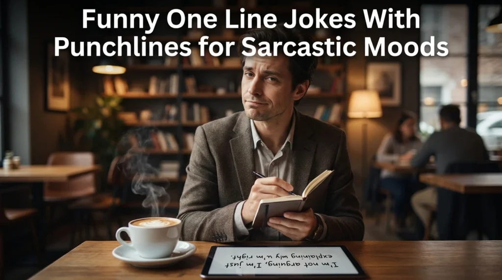 Funny One Line Jokes With Punchlines for Sarcastic Moods