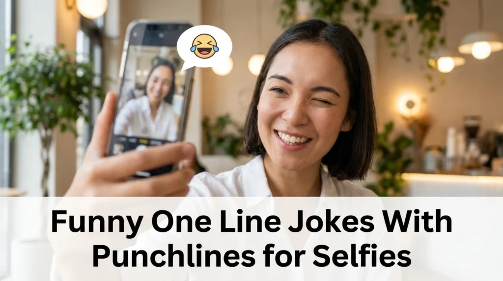 Funny One Line Jokes With Punchlines for Selfies
