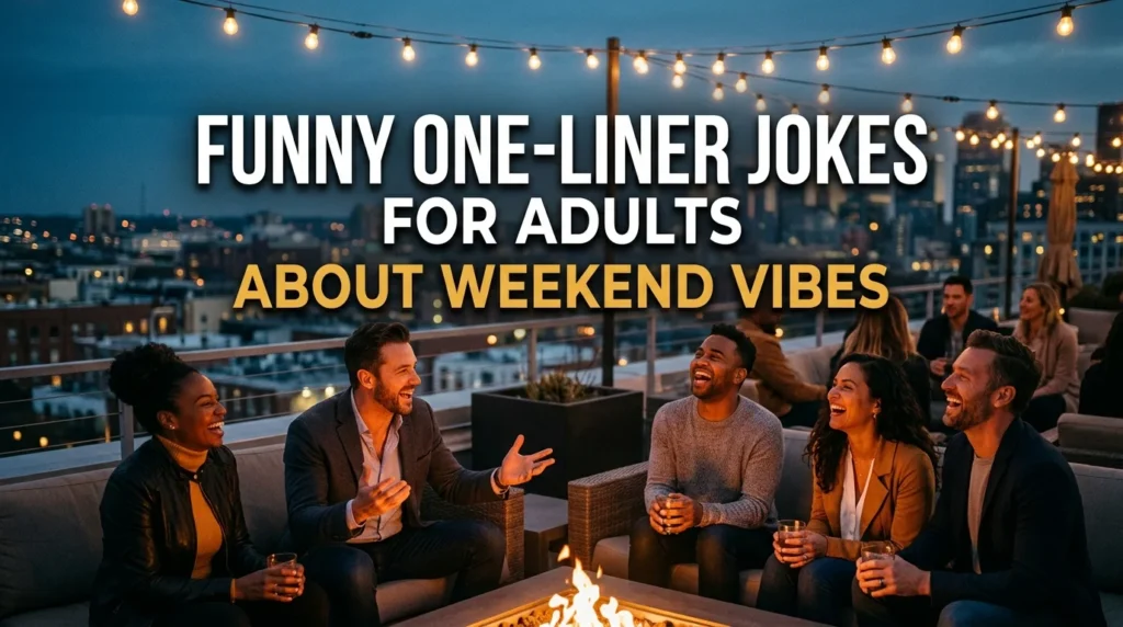 Funny One-Liner Jokes For Adults About Weekend Vibes